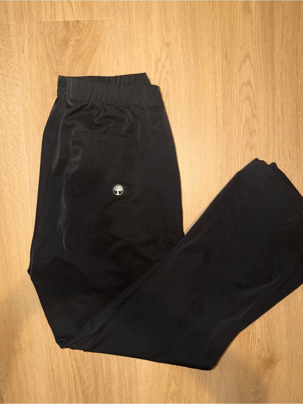 healing hands Black Pull-On Jogger Pants with Logo Detail